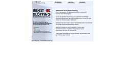 Desktop Screenshot of ernst-kloepping.de